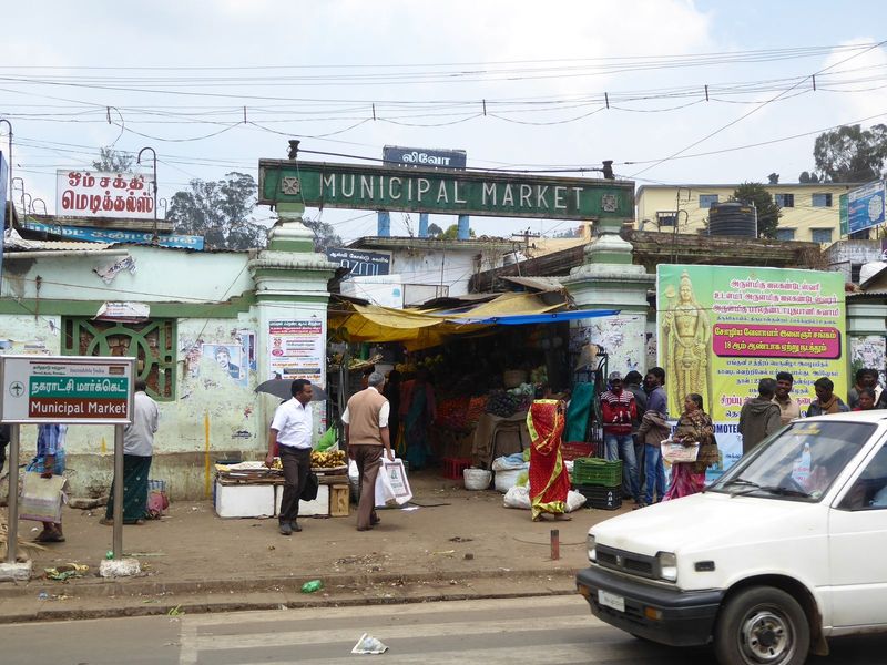 There's a traditional market, which includes both wholesale and retail.