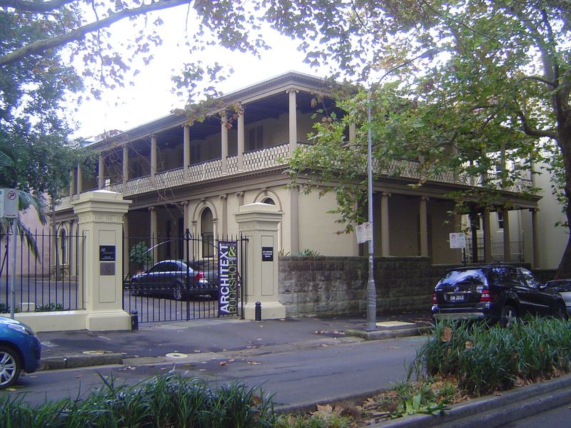 And here's another, the much grander Tusculum Villa, built 1830-32 though with the upper colonnade added twenty years later. This is in Pott