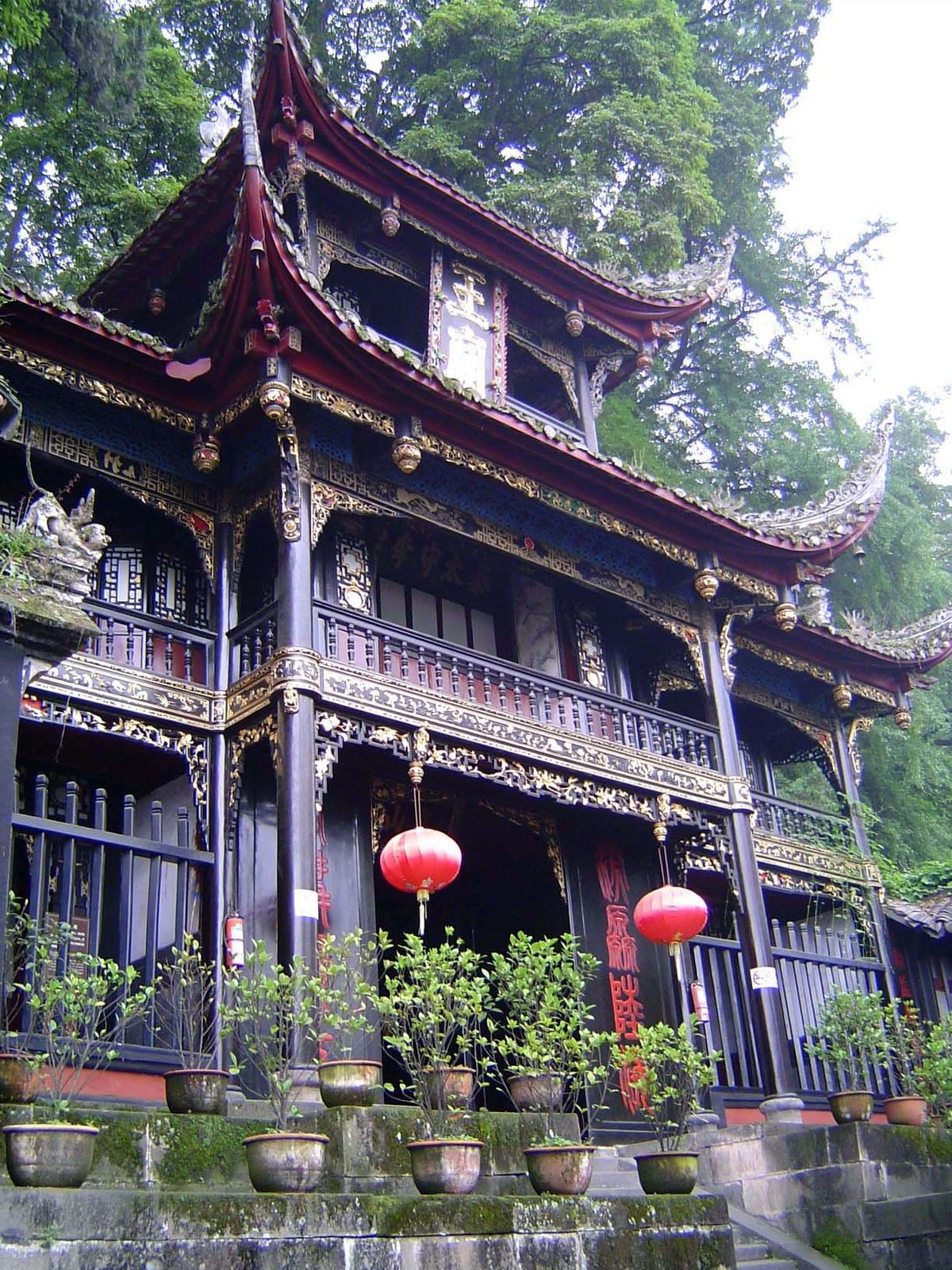 Temple at the site.