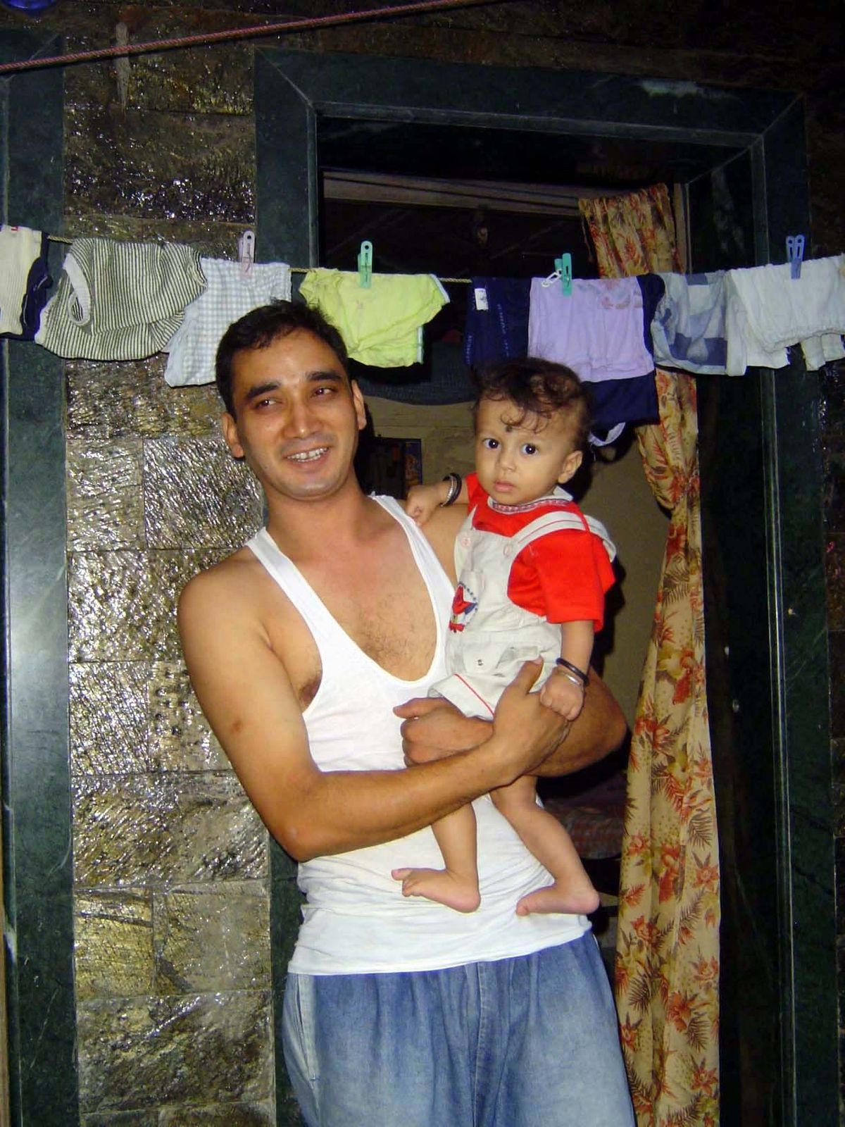Father and son.