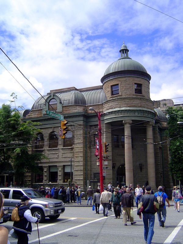 And you thought that Andrew Carnegie only supported libraries in the U.S.? Not so. In 1902 he gave $50,000 for this building, which opened a