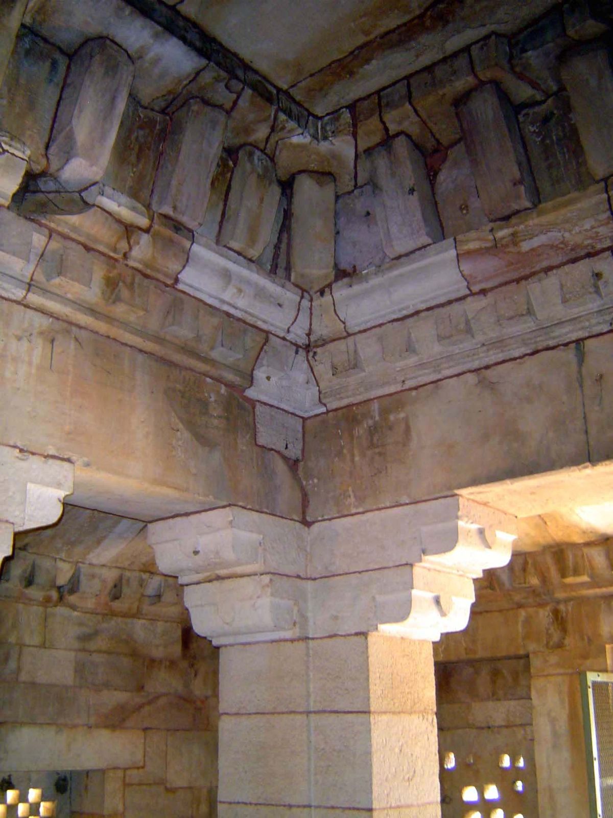 And here the interior of the porch.