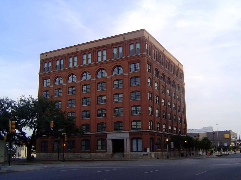 Downtown had lots of other government buildings besides the courthouse. This is the ill-fated Texas Schoolbook Depository.