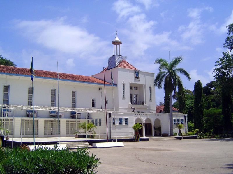 The British moved ponderously toward independence but in their later years provided a legislative assembly housed in a building paid for by 