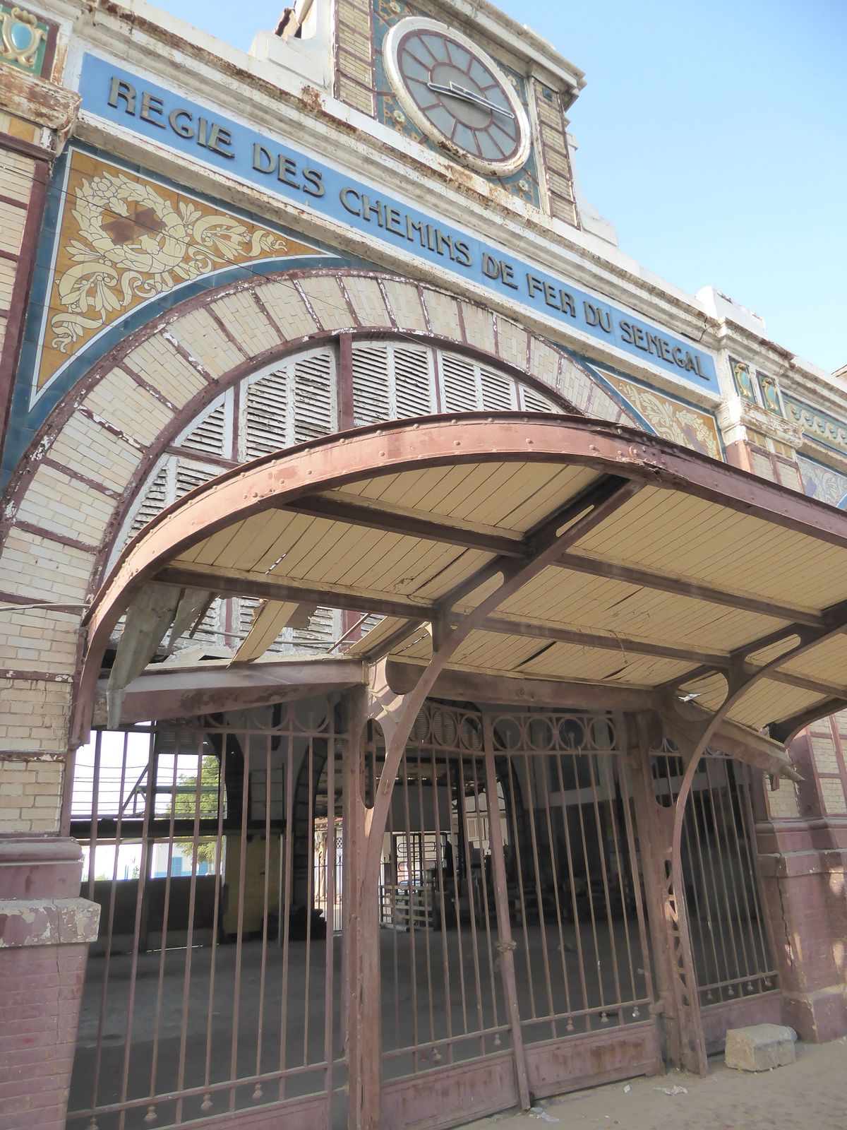 Ironwork reminiscent of the Paris Metro?