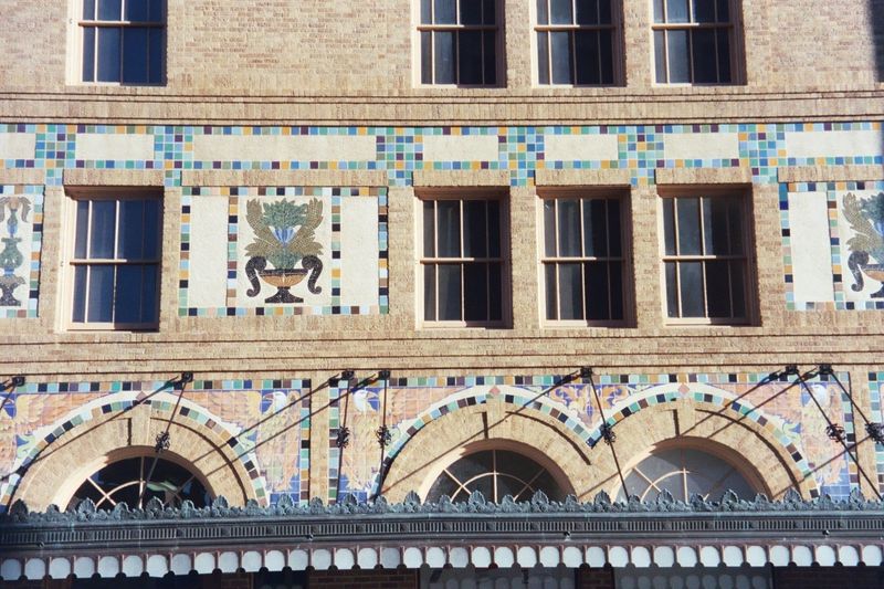 Decorative details on the facade.