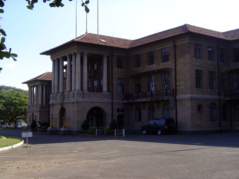 The railway headquarters, apparently designed by no less than Herbert Baker.