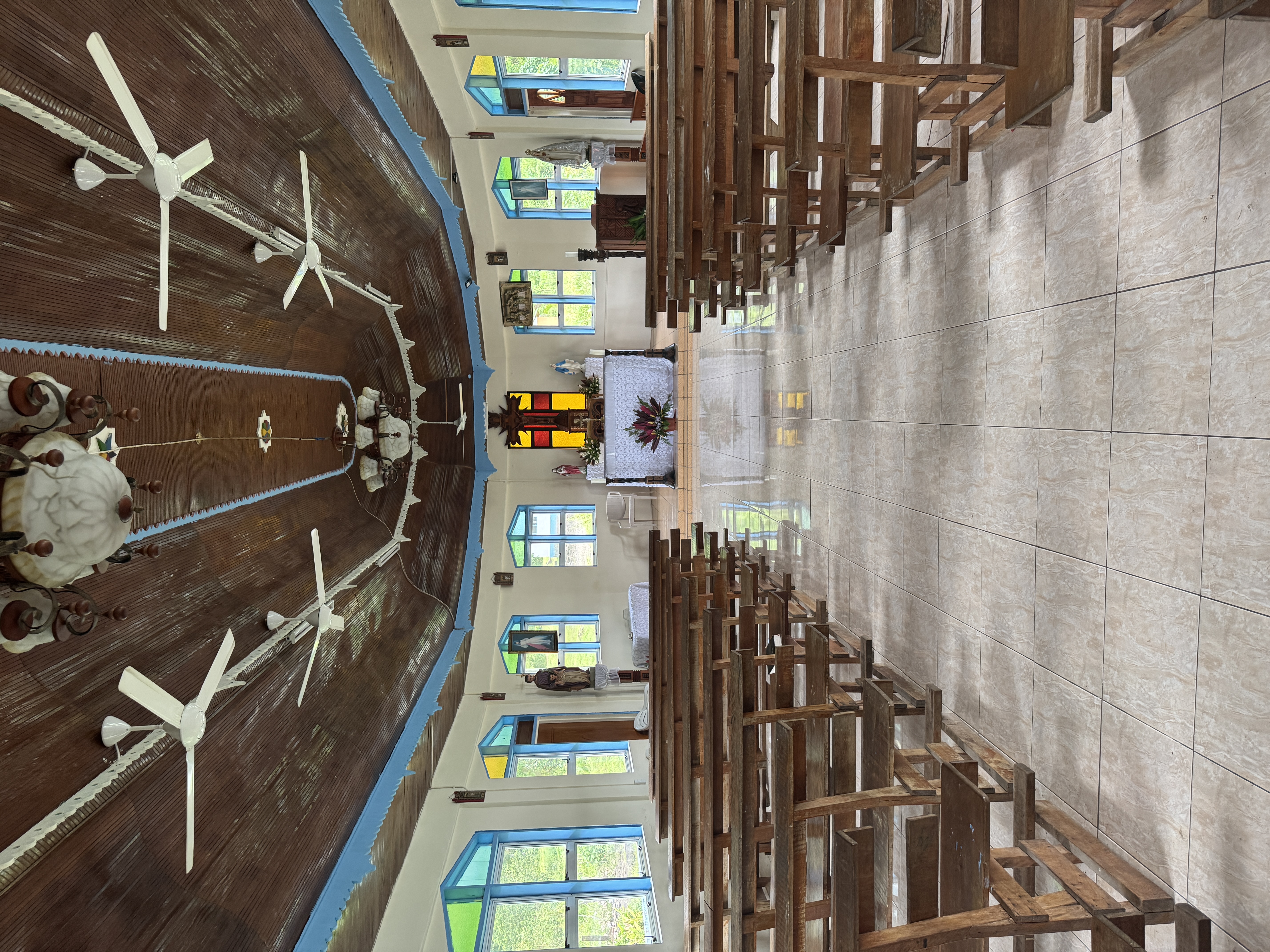 More pews than can be filled.