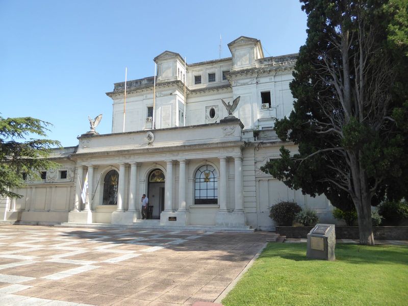 Same building from the slightly less ostentatious rear. The town punches above its weight not only because of its history but because of its