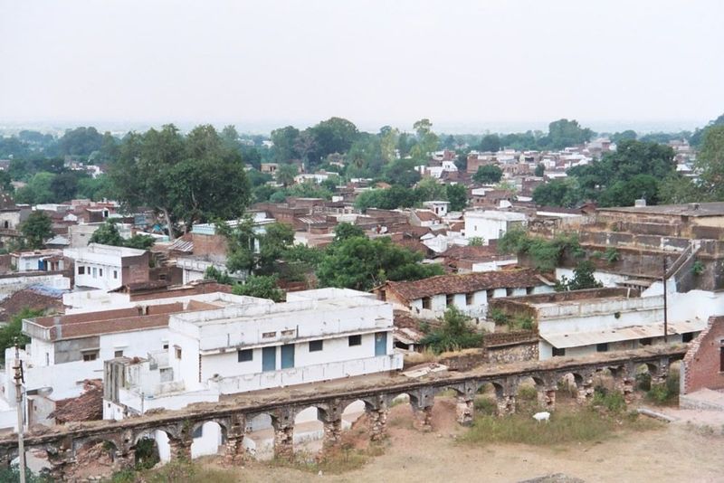 Palace-roof view of Ajaigarh.
