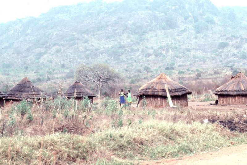 A village near Kadugli, in the Nuba Mountains some 300 air-miles southwest of Khartoum. This is southern Kordofan, between the Sudd on the s