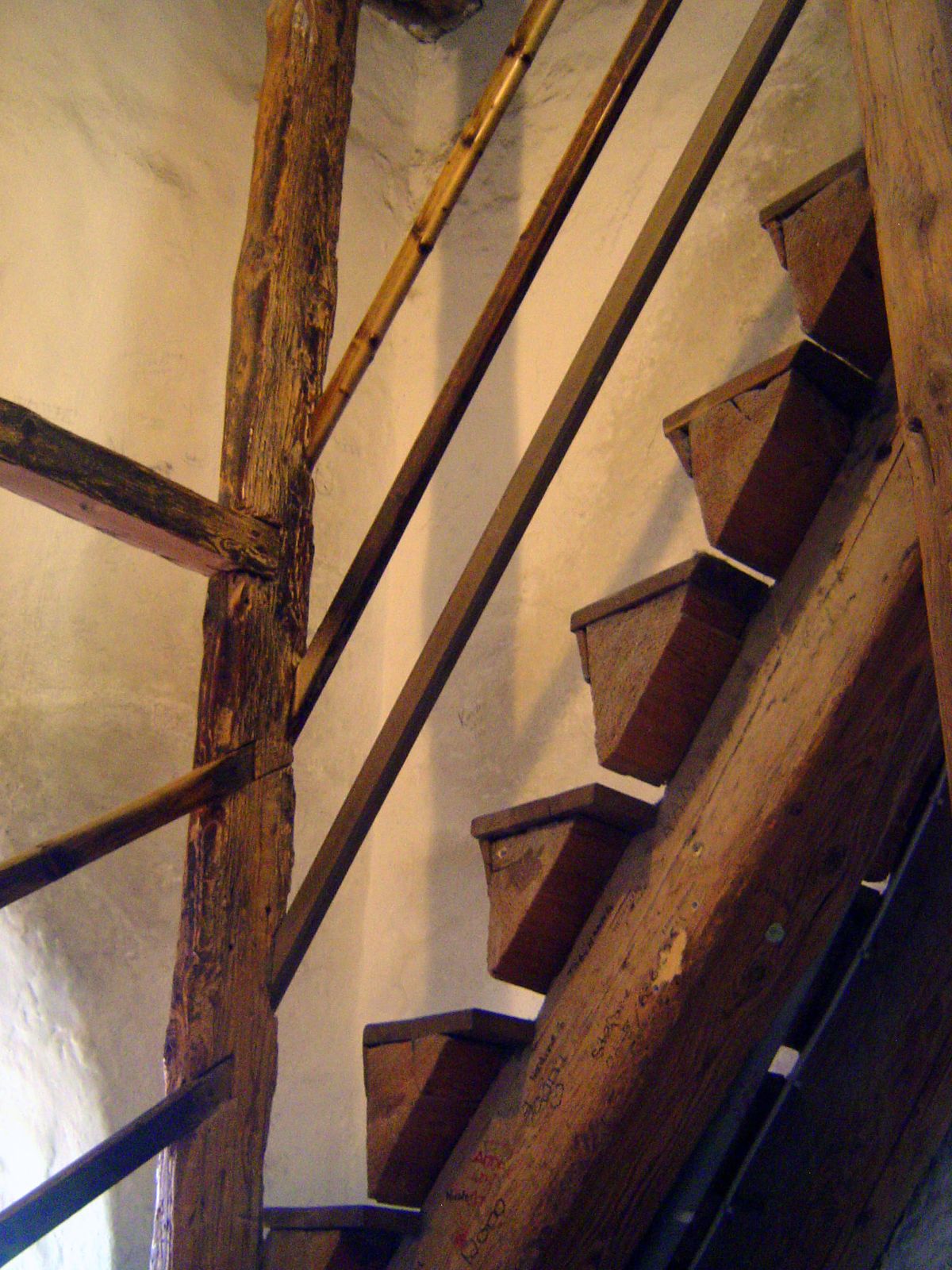 So the stairs aren't really 500 years old. Does it matter? The craftsmanship is crude yet elegant.
