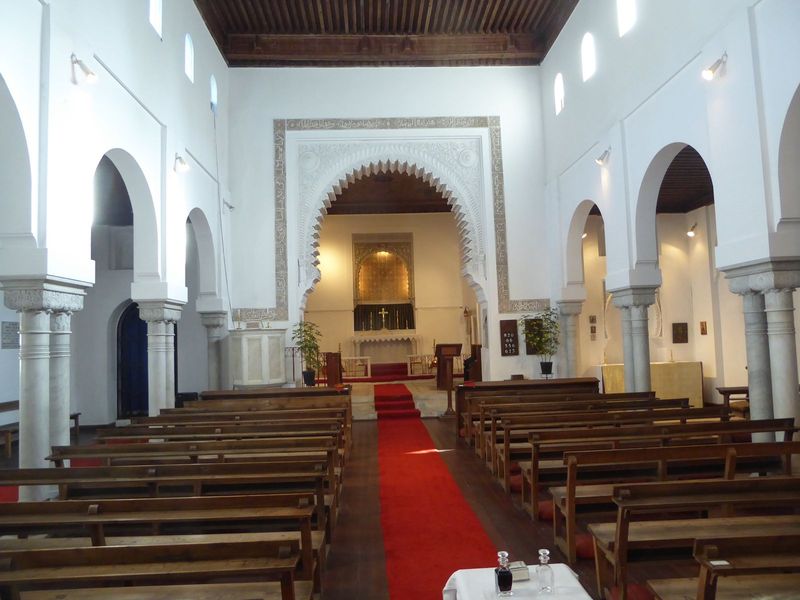 Mosques sometimes look like churches try the Grand Mosque in Saint-Louis, Senegal, but here's a church that, though shaped like a church, is