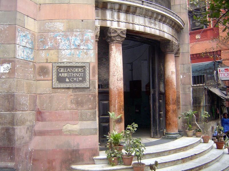 Offices of an old tea company. The firm, now Indian owned, goes back to 1819.