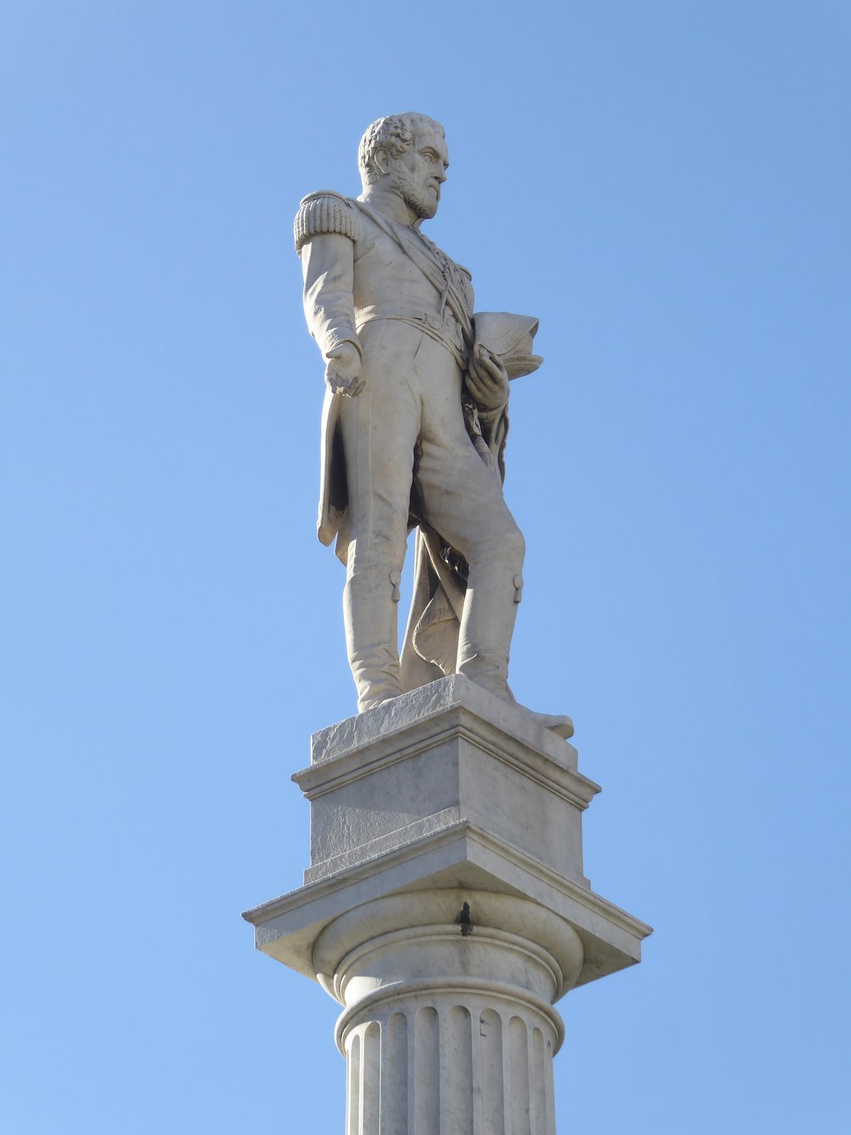 Juan Galo Lavalle 1797-1841, sculpted here by Pietro Costa, had reason to be philosophical. During the country's interminable civil war, he 