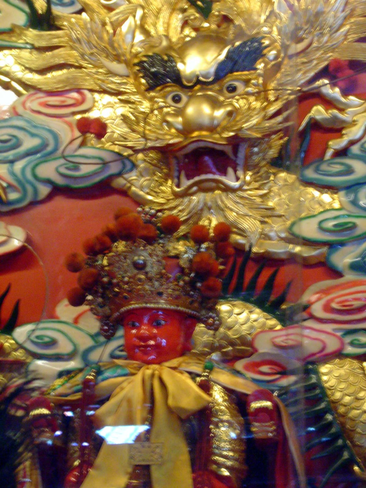 His image is carried around the city on his birthday, the twenty-second day of the second lunar month.
