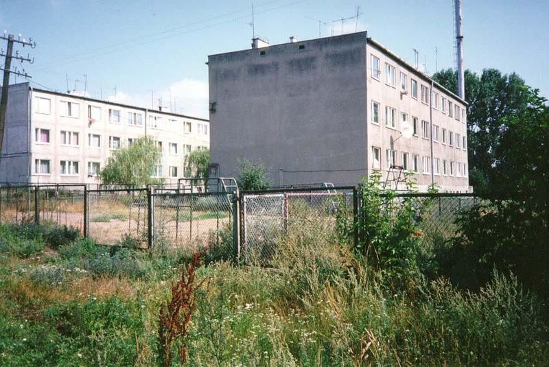 After 1945, housing was built for the workers on the state farm established at Orlovo.