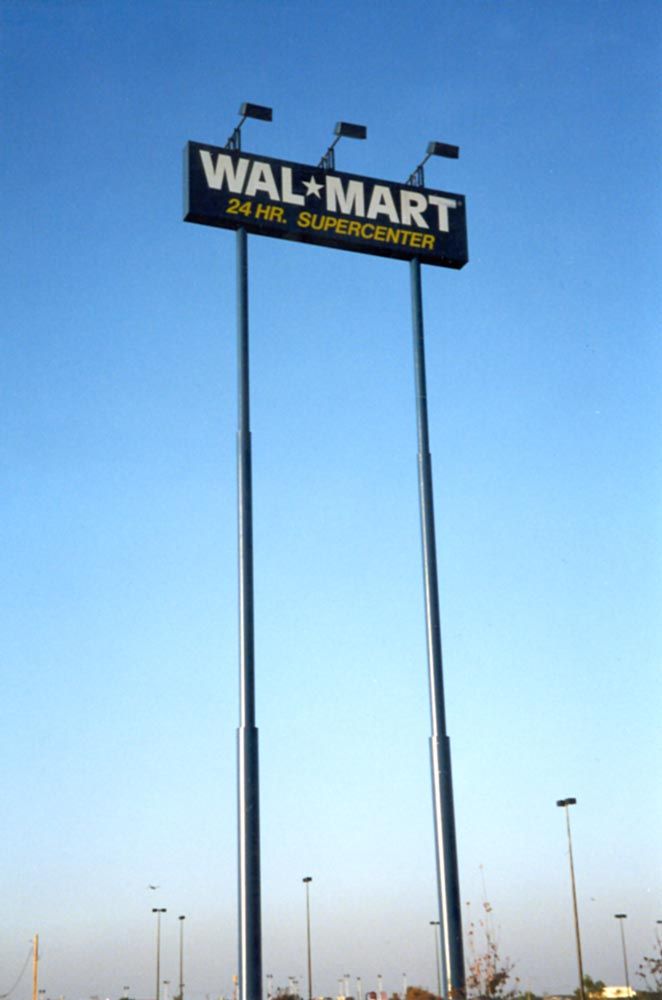 A triumphal arch? Not far short of it, especially considering that this superstore was rammed down the community's throat. It stands alongsi