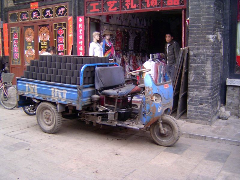 Charcoal delivery.