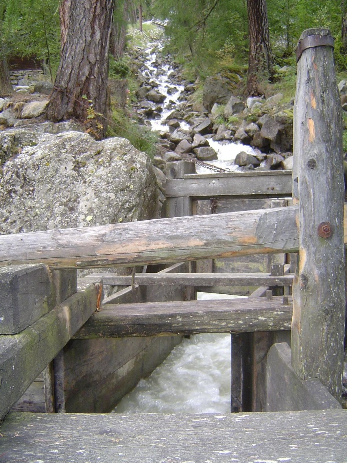 Mill race.