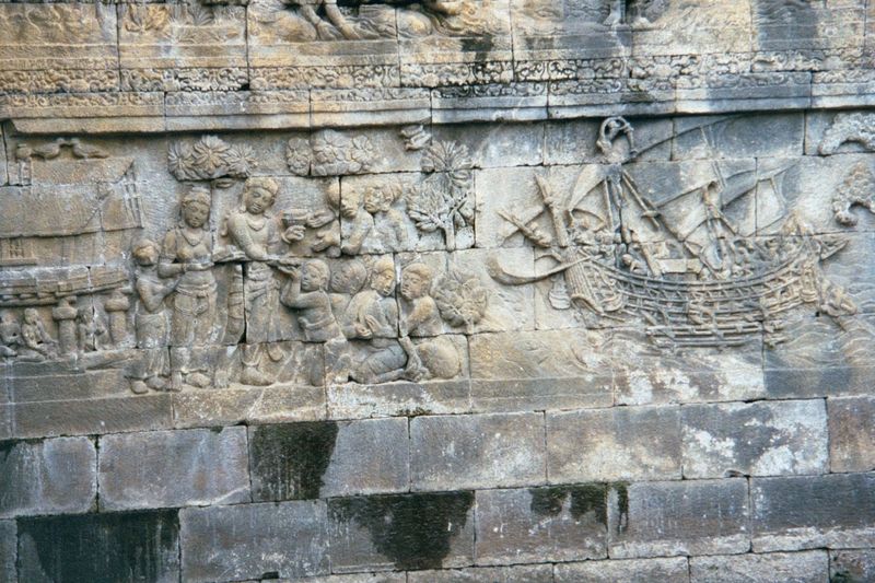 They disperse to several places; one ship arrives at a new home, where the newcomers are honored by the local inhabitants.