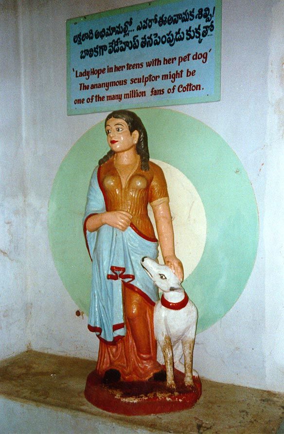 His daughter Hope is shown in this Indianized form. As Lady Hope, she wrote a full-length biography—near hagiography—of her father.