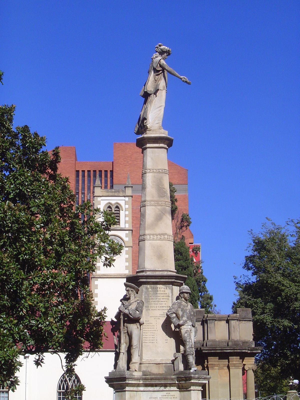 An Anglo-Zulu War Memorial, from 1907.