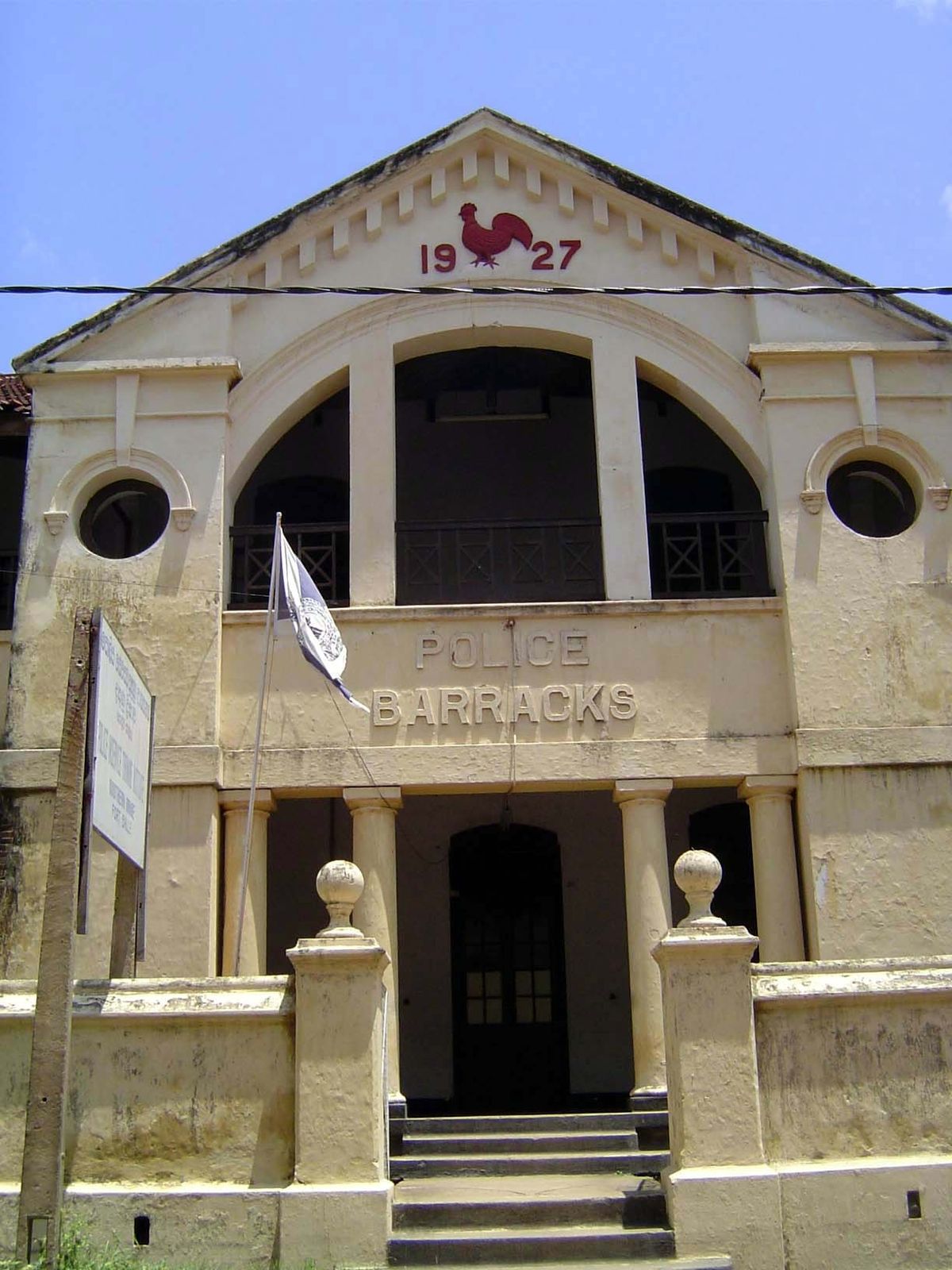 The cock is a town symbol.