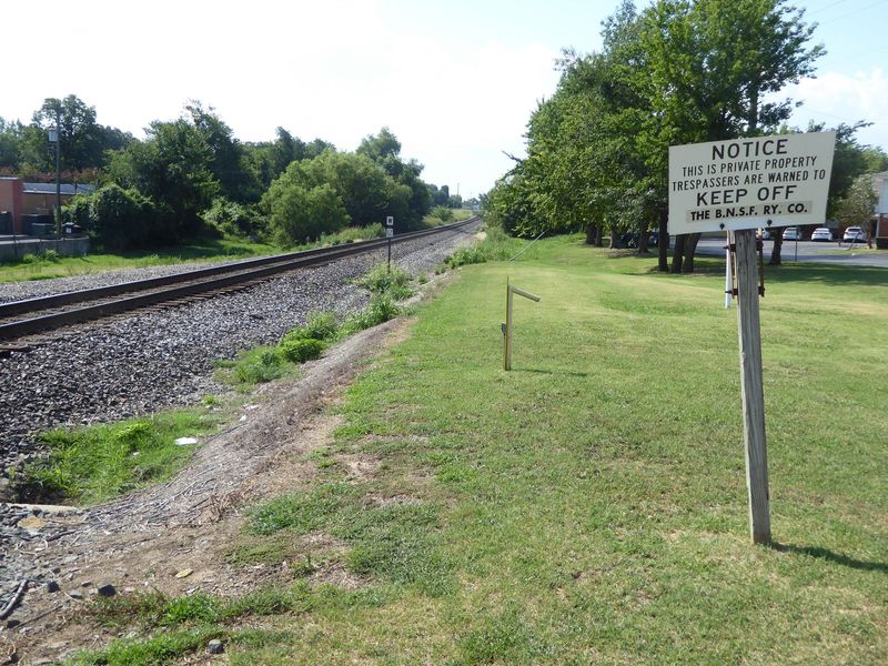 The railway looks unchanged, though ATSF has been taped over to keep up with the times.