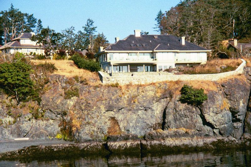 A closer view of what had been a raw headland, occupied only by cormorants and eagles.