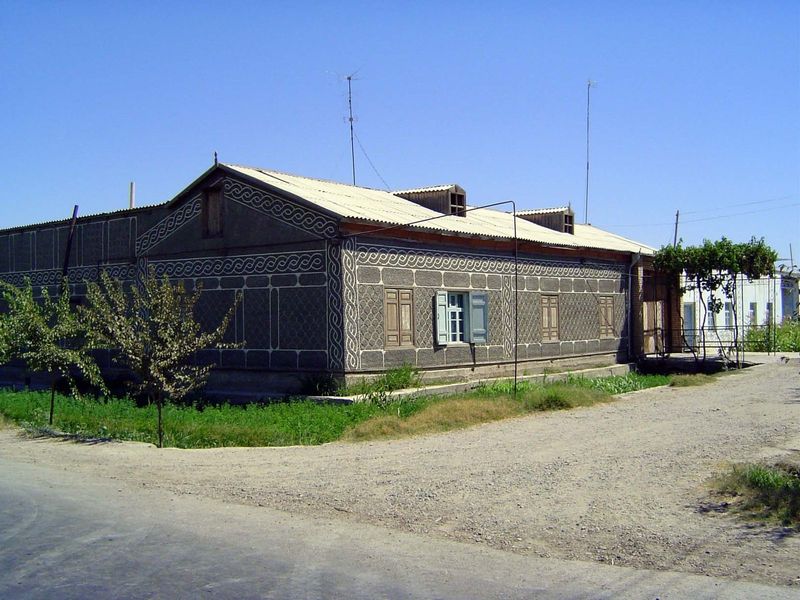 A high-end house is carefully ornamented.