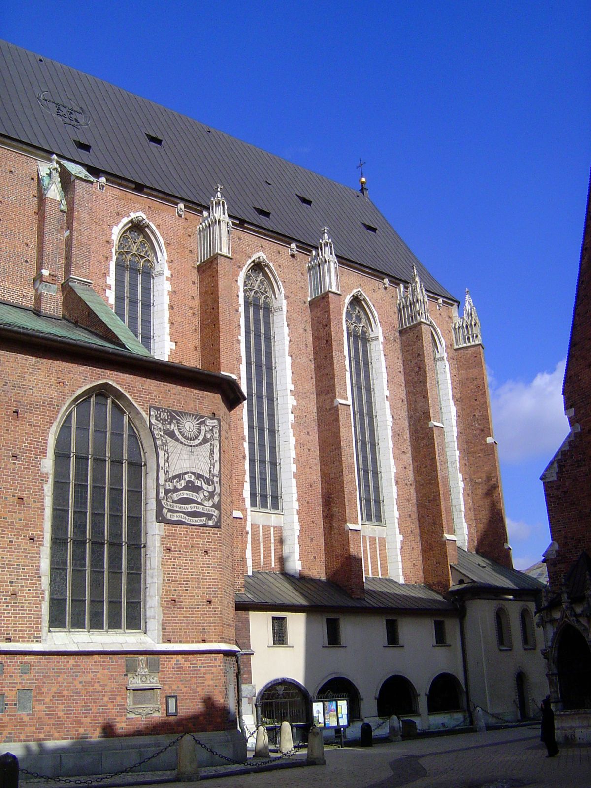 Exterior view of the nave.