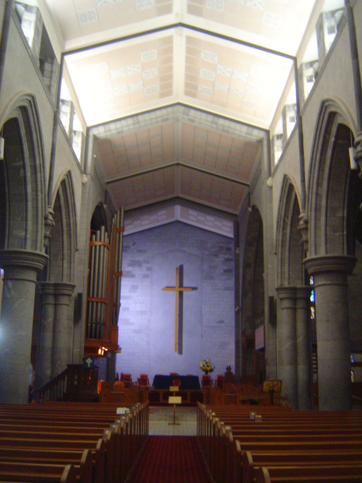 Nave of the cathedral. So it's not Chartres. This is the 1950s.