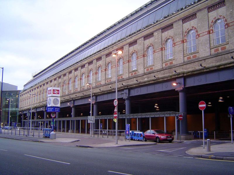 Still active as a railway station, the Piccadilly Station of 1880-83 was originally built in 1842 by the Manchester and Birmingham Railroad.
