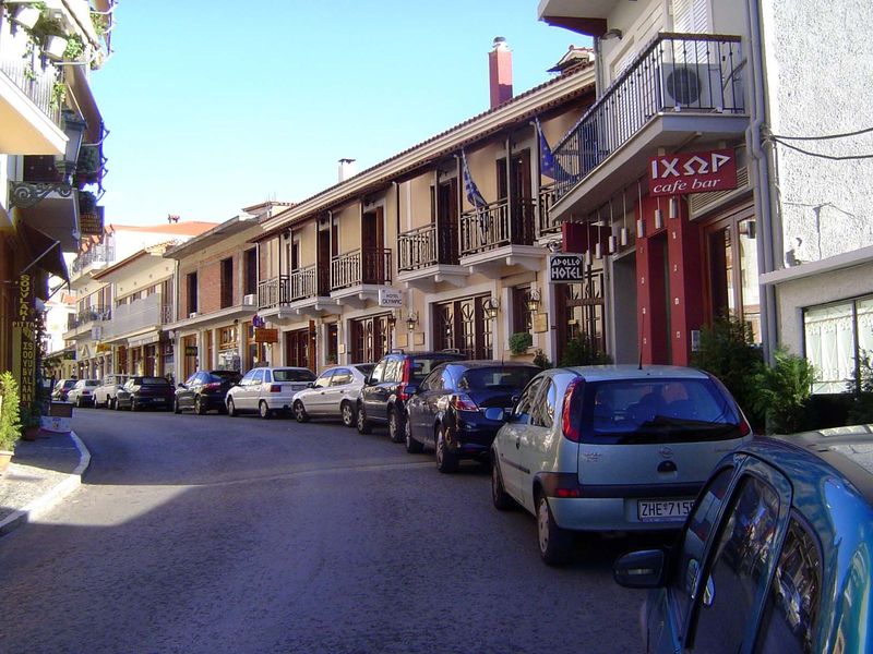 The main street, like the rest of the place, is heavily oriented to tourism.