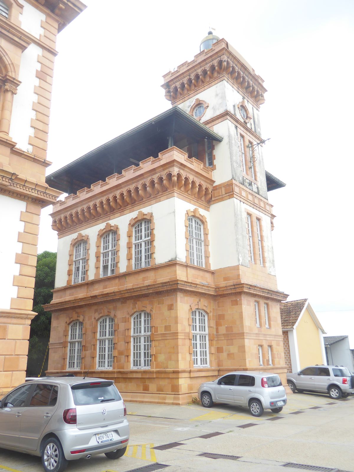 Improvements included this lighthouse, the Guardamoria, built so the tax police could keep an eye on things. It stands on the site of the ol