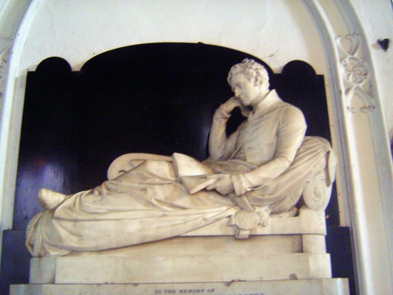 Woodford had been appointed governor at the age of 29; 15 years later, he died at sea on his way to England. The cathedral has this statue o