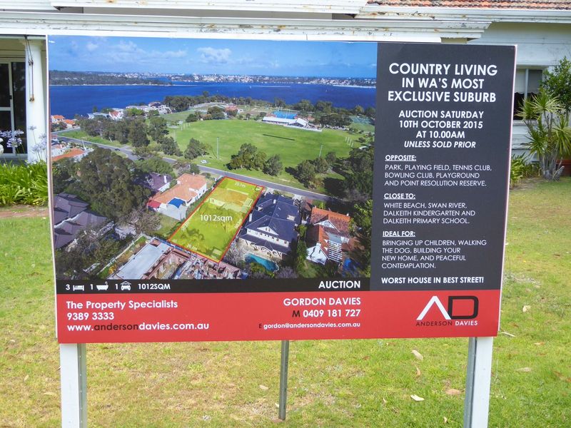 Here's the sign out front. You get the picture?