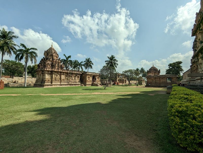 A subsidiary temple to the north.