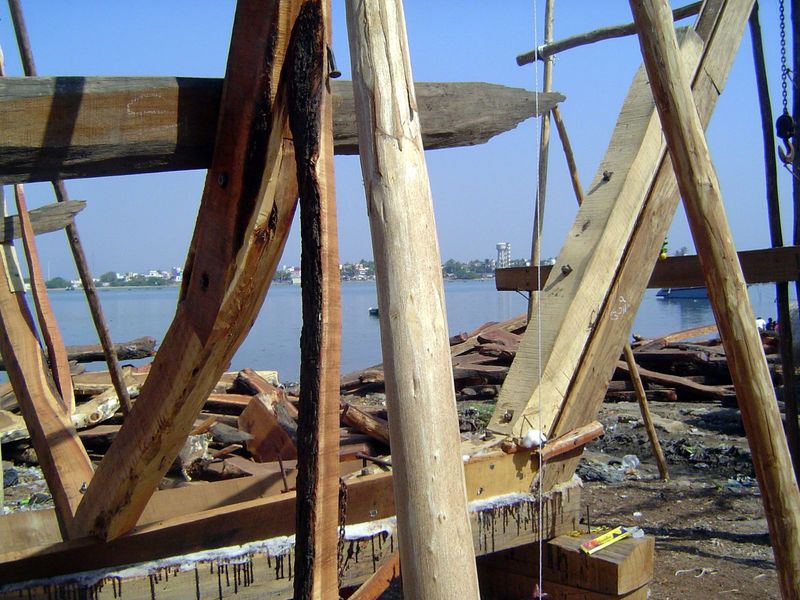 For one thing, the ships built here are now held together with steel bolts. Cheating, the Zanzibaris might say.