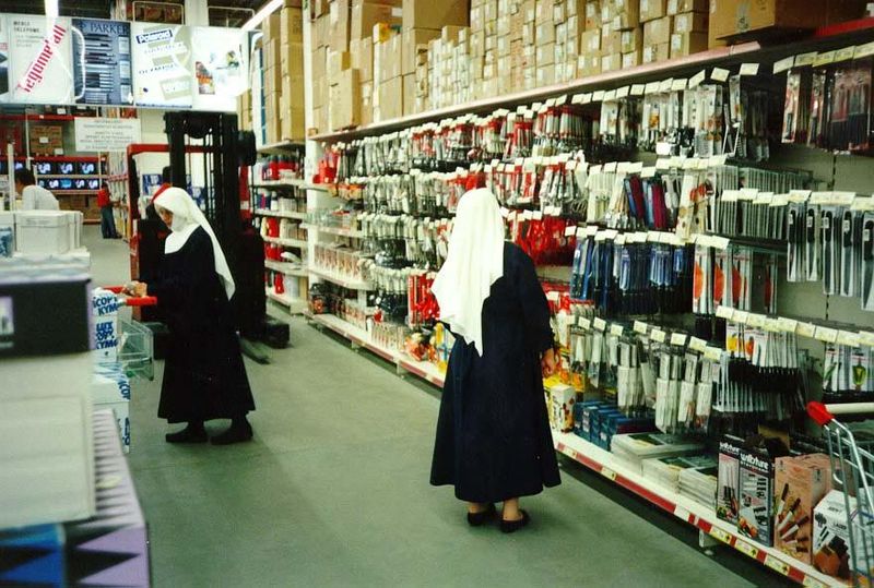 But not all are shopowners: faith has its privileges.