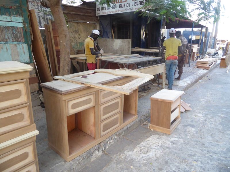 Streetside furniture manufacturer. Space still seems to be at a premium.