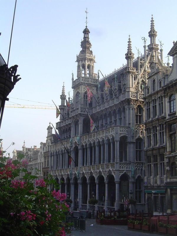Opposite the town hall is this building, which like so many buildings in Europe, is not nearly as old as it looks. In the 13th century there