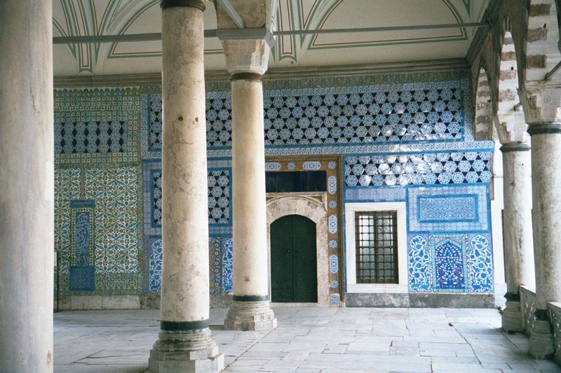 It shelters the approach to the circumcision room.