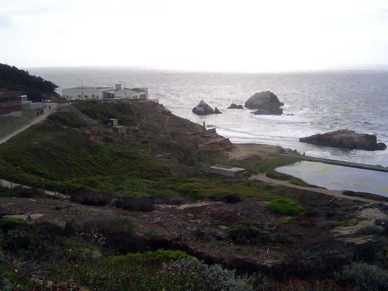 North of playland, the road climbed to The Cliff House, near Seal Rocks and the foundations of what the boy knew as the Sutro Baths.