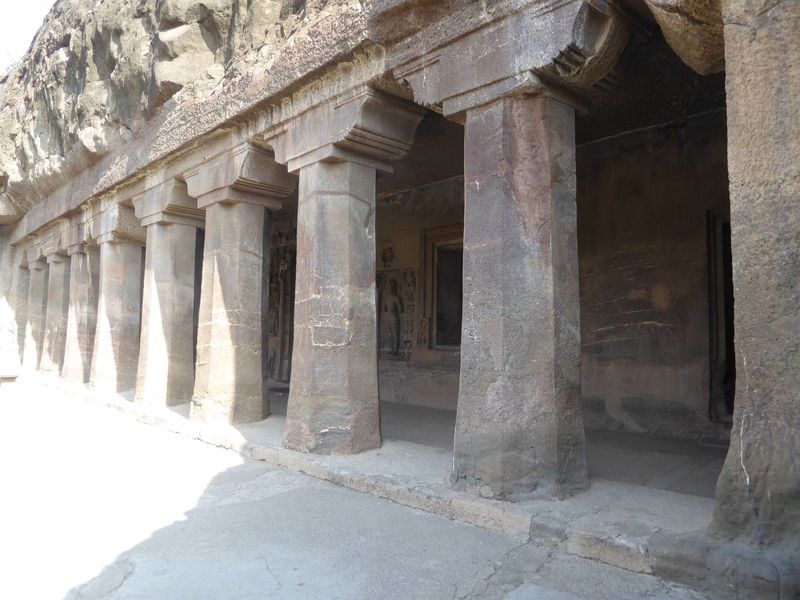 The shape of the vihara will hardly change in later centuries, but the vihara will take on the additional function of being a temple. To see