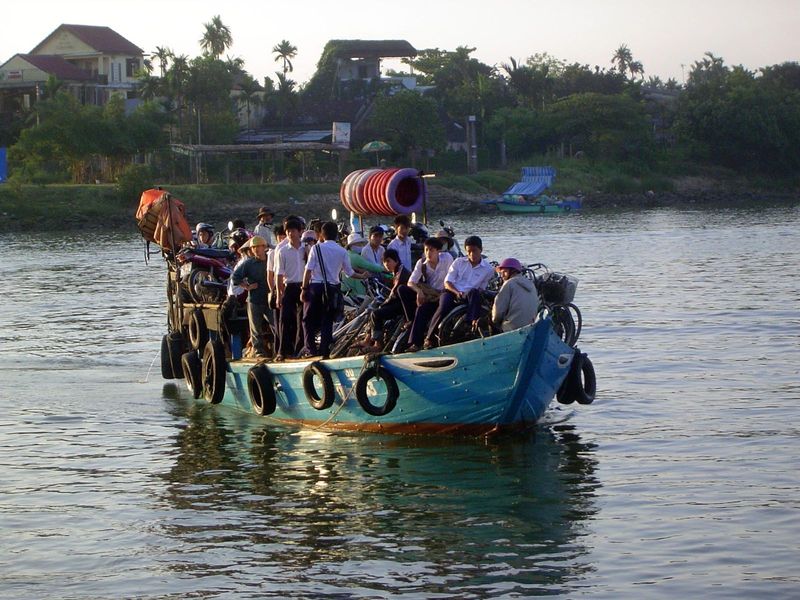 Notice the eyes on the boat?