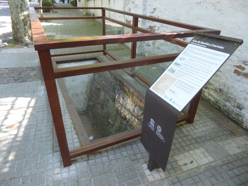 Bits of the town's defensive wall have been excavated.
