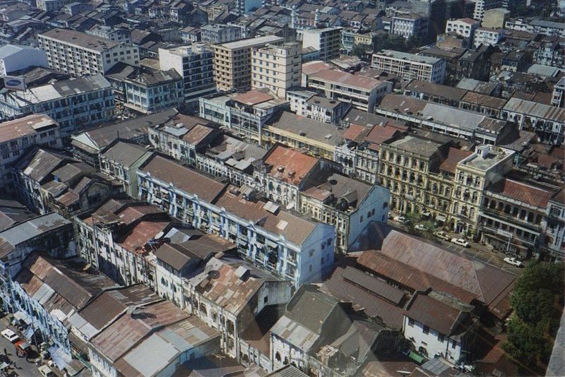 Most of the buildings are still standing, however.
