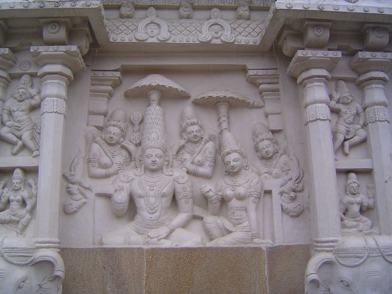 Restoration can be tricky, but these stone carvings were originally covered with plaster to hide the joints in the sandstone blocks. How man
